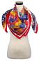 Preview: Foulard Shawl Silk Satin 110X110 colorful red yellow blue